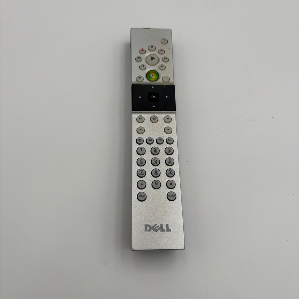 Dell Media Center Remote Control RC1974014/00 Silver Good Windows PC Accessory